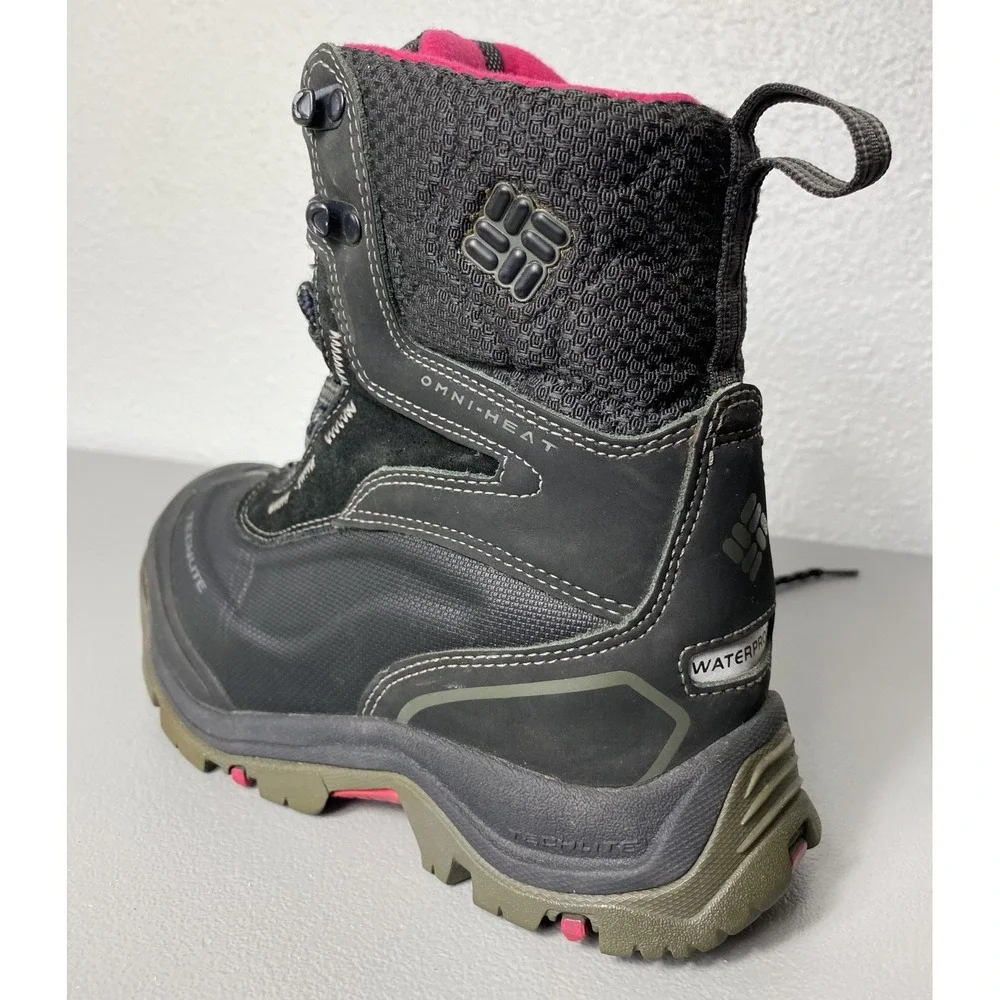 Columbia Bugaboot Techlite Omni Heat 200 Grams Black Boots Women's Size 6